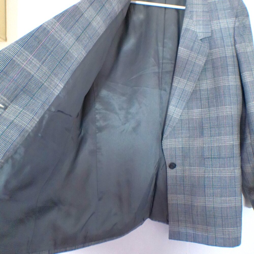 Vintage The Ragalia Collection Gray Plaid Skirt Suit Set – Women’s Size 8 USA - Picture 4 of 11